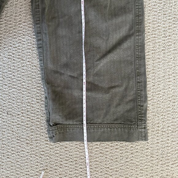 Free People Womens Green High waisted chinos - Picture 6 of 12